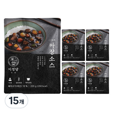 미정당 고기듬뿍 짜장소스, 220g, 15개