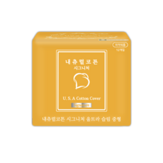 내츄럴코튼 시그니처 울트라슬림 중형, 12개입, 1개