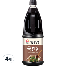 청정원 햇살담은 자연숙성 국간장, 1.7L, 4개