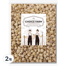 초이스팜 껍질깐 연자육, 1kg, 2개