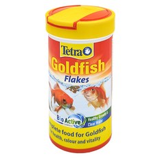 Tetra 德彩 金魚薄片飼料, 適用於全魚及冷水魚, 營養均衡的頂級金魚薄片飼料, 250ml, 1罐