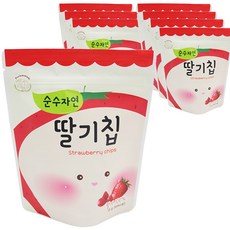 푸름맘 순수자연 딸기칩 13g, 딸기맛, 8개입