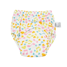 PUKU 藍色企鵝 棉柔練習褲 側邊加強防護, L, 音符, 1件