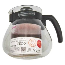 HARIO 好璃奧 咖啡耐熱玻璃壺, TCR-100B 黑色, 1L, 1個