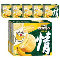 오리온초코파이 바나나맛 케이크, 444g, 12개