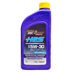 ROYAL PURPLE 紫皇冠 HPS 5W-30 機油，946ml，適用於汽油和柴油引擎, 946ml, 1瓶