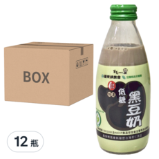 羅董特濃低糖黑豆奶，12瓶入, 245ml, 12瓶