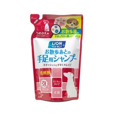 LION 獅王 散步後手足清潔泡泡慕斯 犬用 補充包 - 低刺激, 泡沫型, 220ml, 1包