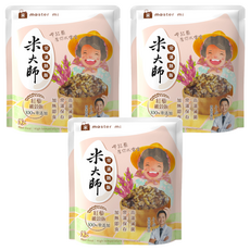 master mi 米大師 常溫熟飯 紅藜纖穀飯, 180g, 3包