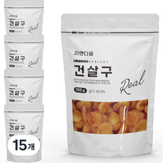 자연다움 건살구, 15개, 100g