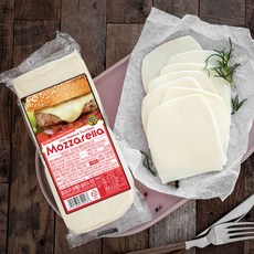 캘리포니아셀랙드팜스 모짜렐라 슬라이스 치즈, 681g, 1개