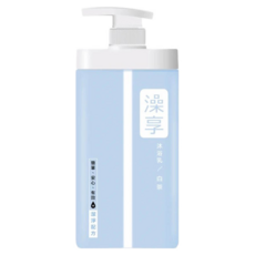 澡享 沐浴乳 白茶, 溫和洗淨 清爽不黏膩, 1kg, 1瓶