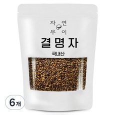 자연무이 결명자 볶지않은 건조 결명자차, 300g, 6개