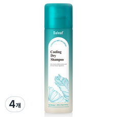 달리프 쿨링 드라이 샴푸 민트향, 4개, 200ml