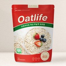 오트라이프 무농약 오트밀, 1kg, 1개