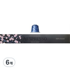 네스프레소 오리지널 도쿄 비발토 룽고 캡슐커피, 5.8g, 10개입, 6개