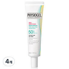 피지오겔 시카밸런스 포어솔루션 썬스크린 SPA 50+ PA++++, 30ml, 4개 - 피지오겔시카밸런스포맨