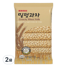 逢國食品 韓國 蜜糖麥香餅 110g, 2袋 - 酥脆麥香，甜蜜蜜糖，獨立包裝
