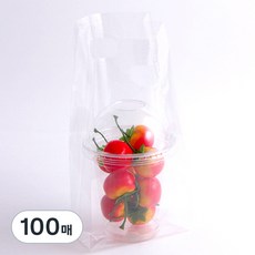 Spring 91 PE迷你塑料購物袋, 100張, 透明