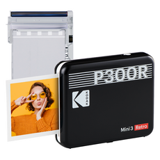 KODAK 柯達 Mini 3復古攜帶式卡匣照片影印機 60入, P300, 黑色