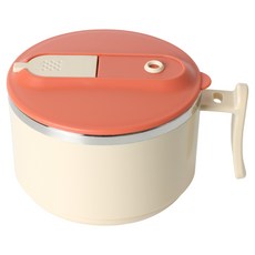홈파워 스텐 304 전자레인지 찜용기, 오렌지, 1개, 15.5cm 베이지, 1개, 15.5cm