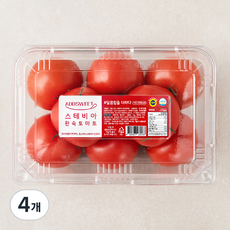 애드스윗 스테비아 완숙 토마토, 1kg, 4팩
