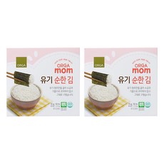 올가홀푸드 유기 순한 김 1.5g, 순한맛, 15g, 2개