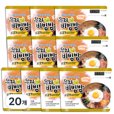 이지밥 우리비빔밥 쇠고기, 100g, 20개입