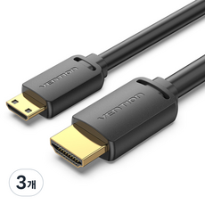 벤션 Mini HDMI to HDIM 2.0 케이블, 3개, 2m
