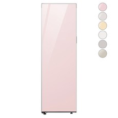 [색상선택형] 삼성전자 비스포크 좌힌지 냉장고 방문설치, RR40A7805AP, 글램 핑크
