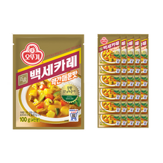 오뚜기 백세카레 약간매운맛 100g 40개입 박스