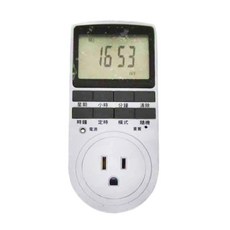 LONG PING 多波段數位定時器, 7 Days 多波段數位定時器, AC 110V, 最大負載 15A/1650W, 7Days, 1個