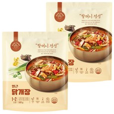SUNI COOK 順伊奶奶 正宗辣雞湯, 隔水/微波加熱即食包，新鮮蔬食熬煮，湯頭濃郁美味，全羅道道地辣味，微辣爽口, 500g, 2包