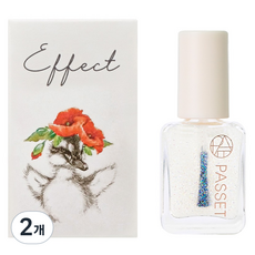 파셋 셀럽 이펙트 네일 오로라 탑코트, 혼합색상, 2개, 7ml