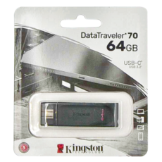 Kingston 金士頓 Type-C隨身碟 DT70 64GB USB 3.2 Gen 1規格, 1個