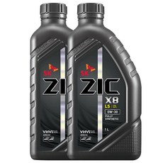 지크 X8 LS 엔진오일, 2개, 0w30, 1L