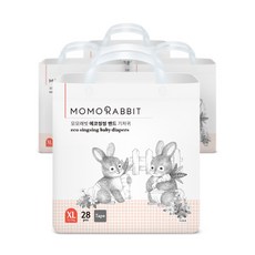 모모래빗 에코씽씽 밴드형 기저귀 아동공용, 특대형(XL), 112매 특대형(XL) × 112매 섬네일