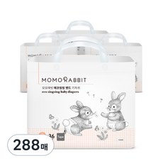 모모래빗 에코씽씽 밴드형 기저귀 아동공용, 소형(S), 288매