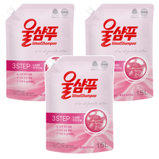 울샴푸 오리지널 리필, 1.5L, 3개