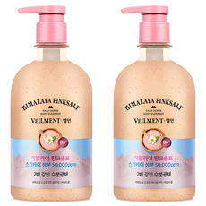 벨먼 스파 수분광채 약산성 스크럽 바디워시 히말라야 핑크솔트, 580ml, 2개