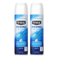 쉬크 하이드로 쉐이브 폼, 250g, 2개 2개, 250g