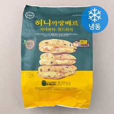 밀크앤허니 허니까망베르 치아바타 샌드위치 3개입 (냉동), 555g, 1개