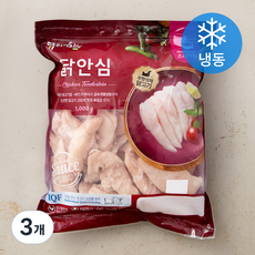 닭터의자연 무항생제 인증 닭안심 (냉동), 1kg, 3개