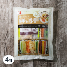 한성기업 프리미엄 유부김밥재료 6종 세트, 640g, 4개