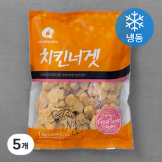 마니커에프앤지 치킨너겟 (냉동), 1kg, 5개