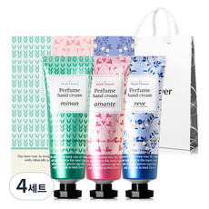 메디플라워 트리 스토리즈 퍼퓸 핸드크림 3종 + 쇼핑백, 4세트