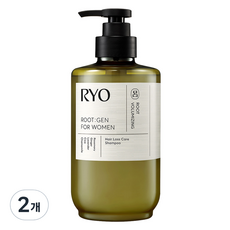 려 루트젠 여성 맞춤 탈모증상전문케어 샴푸 베르가못 앤 라벤더향, 515ml, 2개