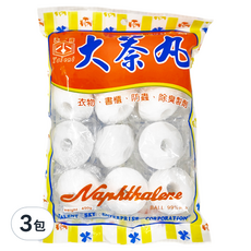 TALENT 天嶸 大奈香腦丸, 衣物/書櫃防蟲除臭, 450g, 3包
