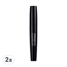 MACQUEEN 防水濃密睫毛膏, 360° Volume 快速乾燥, 易清洗, 黑色, 2支