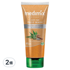 Medimix 阿育吠陀洗顏凝露 淨白 100ml,2條